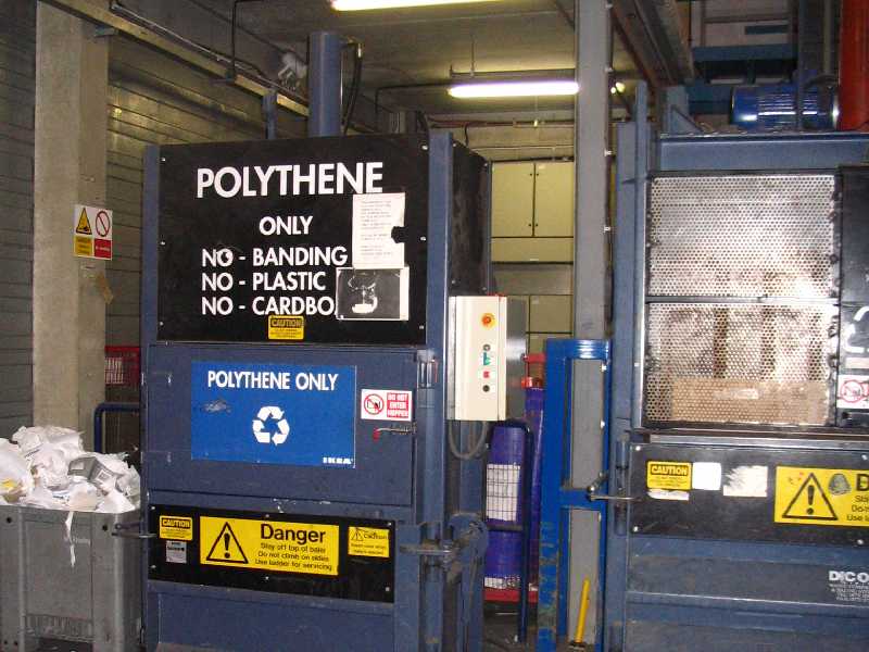 polythene baler