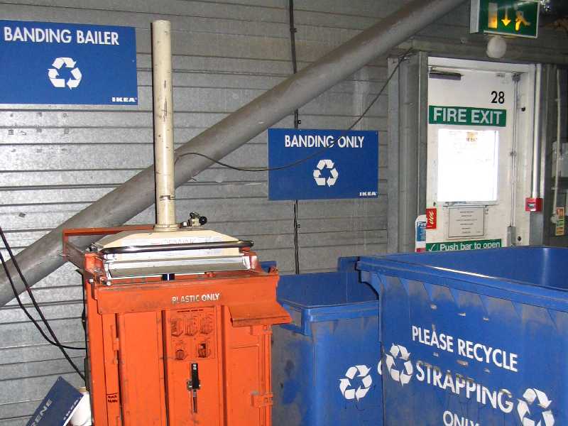 plastic banding baler