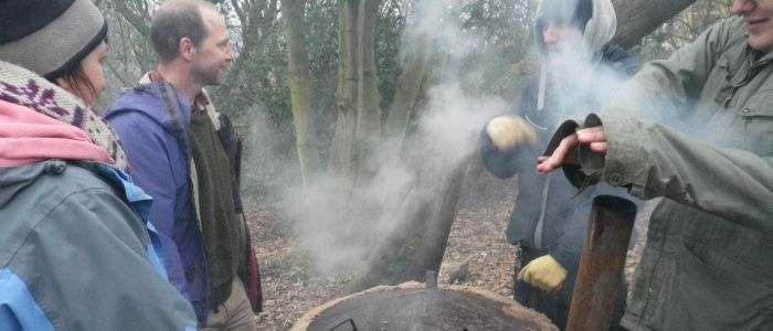 Charcoal making with the Forest of Bradford